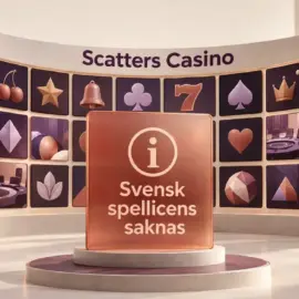 Scatters Casino – licens, spelutbud och fakta för svenska spelare